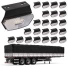 24 Lanterna Diamante Carreta LED Cristal c/ Supt. - Fio