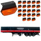 24 Lanterna Diamante Guerra LED Âmbar c/ Suporte - Conect