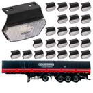 24 Lanterna Diamante Guerra LED Cristal c/ Suporte - Conect