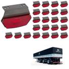 24 Lanterna Diamante Librelato LED Rubi c/ Supt - Fio
