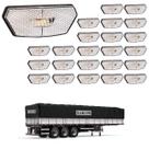24 Lanterna Diamante Randon LED Cristal c/ Suporte - Conect