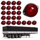 24 Lanterna Frontal Carreta LED Rubi 65mm c/ Sup. - Conect. 24 Lanterna Frontal Carreta LED Rubi 65mm c/ Sup. - Conect.