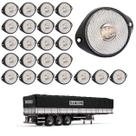 24 Lanterna Frontal Randon LED Cristal 65mm c/ Suporte - Fio