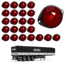 24 Lanterna Frontal Randon LED Rubi 65mm c/ Sup. - Conect.