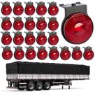 24 Lanterna Lateral Carreta LED Rubi 65mm C/ Sup - Conector 24 Lanterna Lateral Carreta LED Rubi 65mm C/ Sup - Conector