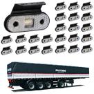 24 Lanterna Lateral Facchini LED Cristal C/ Supt. - Fio