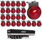 24 Lanterna Lateral Randon LED Rubi 65mm Suporte - Conector 24 Lanterna Lateral Randon LED Rubi 65mm Suporte - Conector