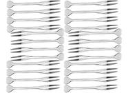 24 Mini Garfinho Talher Petisco Aperitivo Fondue Buffet Inox