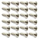 24 parafuso INOX Oval escudo guitarra STRATO 2,9 X 13mm MXP
