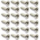 24 parafuso INOX OVL escudo guitarra STRATO 2,9 X 9,5mm MXP