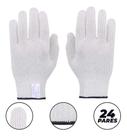 24 Pares Luva de Proteção Tricotada Cotton Tamanho 9 - Volk 24 Pares Luva de Proteção Tricotada Cotton Tamanho 9 - Volk