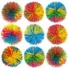 24 Peças de Bolas Elásticas Arco-Íris de Borracha Gifagumta 24 Peças de Bolas Elásticas Arco-Íris de Borracha Gifagumta