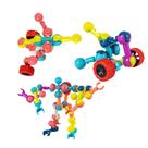 24 peças de brinquedos de emenda de esqueleto em constante mudança diy multifuncional esqueleto joint stick brinquedos educativos