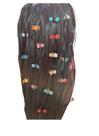 24 peças mini presinha metal de strass Sortido p/ penteados