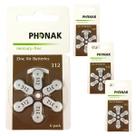 24 Pilhas 312 Baterias Pr41 P312 Phonak Aparelho Auditivo
