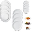 24 Pratos Raso Refeição de Melamina Branco Basic 25,5cm 24 Pratos Raso Refeição de Melamina Branco Basic 25,5cm