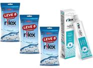 24 Preservativo Camisinha Rilex Lubrificado + gel lubrificante intimo tradicional 50g 24 Preservativo Camisinha Rilex Lubrificado + gel lubrificante intimo tradicional 50g