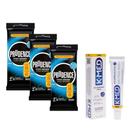 24 Preservativos Prudence Extra Grande Com Gel 25 Gramas