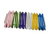 24 Presilhas Bico De Pato Metal Colorida Para Cabelos