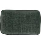 24 Travessas Cerâmica Verde Prato Juta Greenery Sushi 27x16c