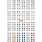 240 Adesivos para Unha Película 3d