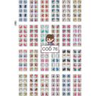 240 Adesivos para Unha Película 3d