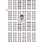 240 Adesivos para Unha Película 3d