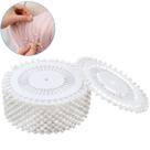 240 Alfinetes Cabeça Bola Apliques Artesanato costura Branco