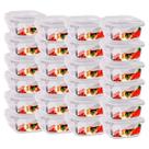24Potes de Vidro 800ML Tampa 4Travas Marmita Geladeira Airfryer 24Potes de Vidro 800ML Tampa 4Travas Marmita Geladeira Airfryer