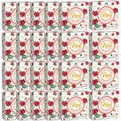 24UN Sabonete Vegetal Rosas Vermelhas 170G Davene