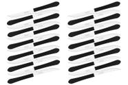 24x Faca Churrasco Tramontina Inox Cabo Polipropileno Preto 4 Pol