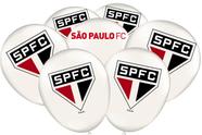 25 Balão bexigas N9" Decoração festa São Paulo FC