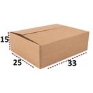 25 Caixas de Papelão 33 x 25 x 15 para Envio Correios Mudança Transporte