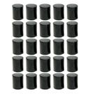 25 Capa De Porca Boliviana Black Preta Roda Caminhão 30mm