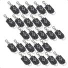 25 Chaveiros Maçonaria Kit Maçom Couro Metais Inox