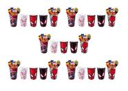 25 Copos Decorativo Lembrancinha Personagens Homem-Aranha