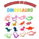 25 Cortador Dinossauro Forminha De Massinha Modelar Lembrancinha Festa Aniversario Prenda Infantil