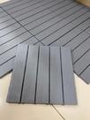 25 Deck Madeira Plástico Encaixe Modular - Cinza