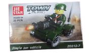 25 Peças Tanque De Guerra Town City Blocos De Montar - VILT