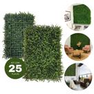 25 Placa Samambaia Artificial 60x40 Painel Jardim Vertical