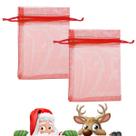 25 Sacos Organza Grande GG 40x60 Kit Saquinho Presente Cores Embalagem Embrulho Natal Voil Tule
