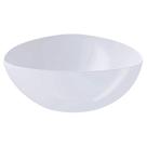 25 Saladeiras para Buffet 2,5L Tigelas Plástico Triangulares Brancas Essential Coza Bacia Pipoca