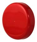 25 Tampa Plástica P/vidro Pote Palmito 3 Lt 110mm Vermelha