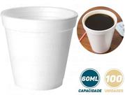 25 Un Copo Isopor 60ml Para Chocolate Quente, CAFÉ, Chá