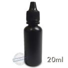 250 Frasco Plástico 20ml conta gotas Preto - Ref 14800