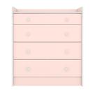 2523 - comoda com trocador doce sonho rosa acetinado (2523.91)