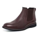 252LC-Botina Chelsea Masculina couro natural mustg e floater macio