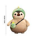 25cm pinguim boneca brinquedos de pelúcia bonecas calmantes dormindo bonecas fofas com caixa de presente