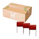 25x Capacitor Filme Poliéster 6,8uF 250V Para Áudio e Filtro