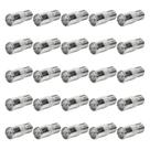 25x Conectores Adaptador Emenda F Fêmea X Engate Rápido Rg6